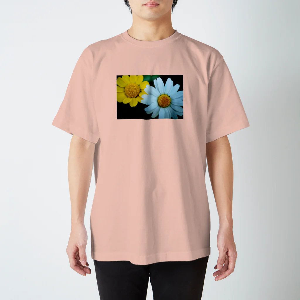 Petal N' Featherの花のサングラス スタンダードTシャツ