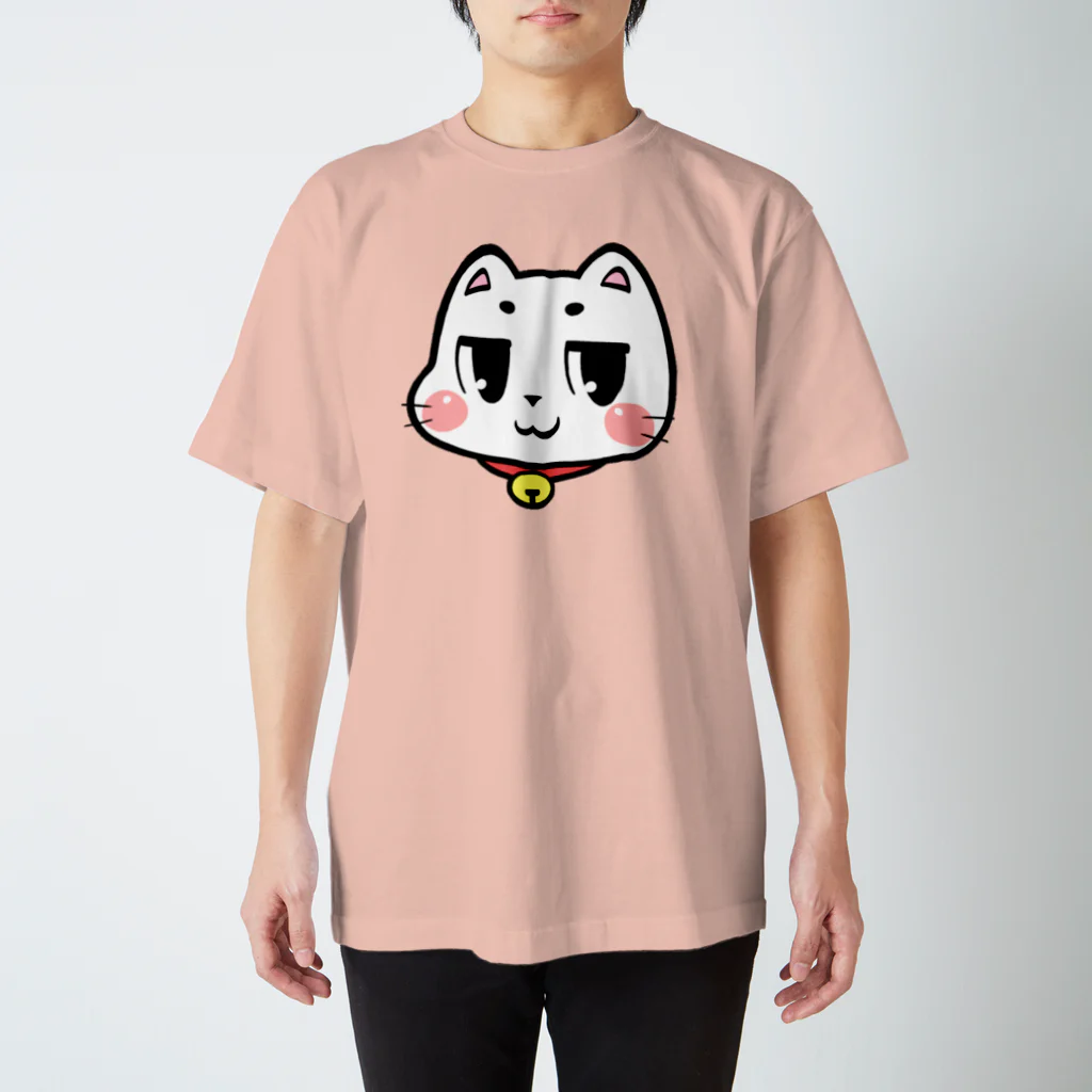 ヒトコト屋の見つめるニャンコ スタンダードTシャツ