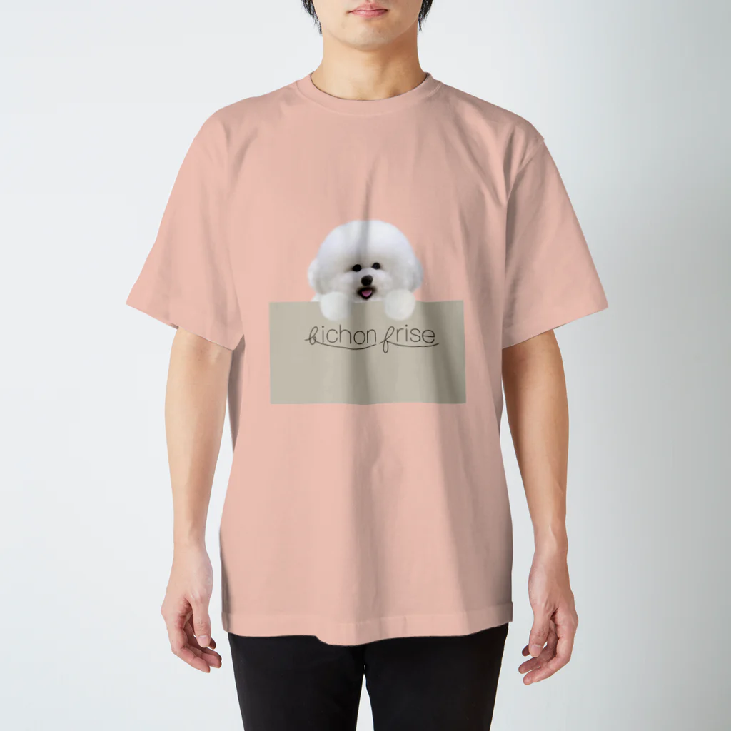 hummingbirdのビションフリーゼ　bichon frise  スタンダードTシャツ