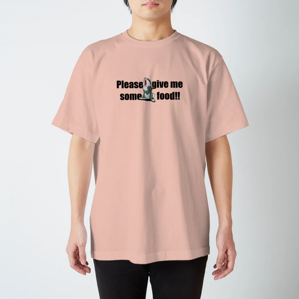 ブー太のハングリーなうさぎ スタンダードTシャツ