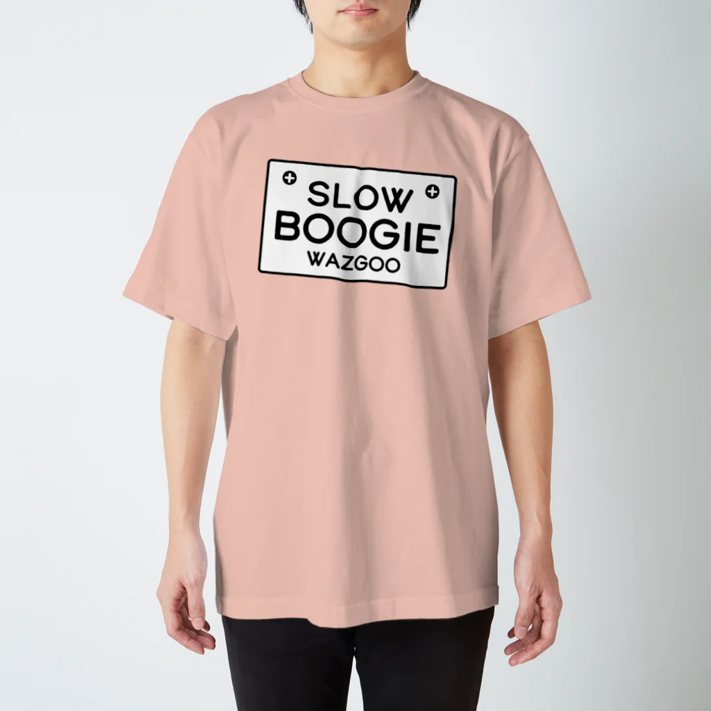 wazgoo official shopのSLOW BOOGIE スタンダードTシャツ