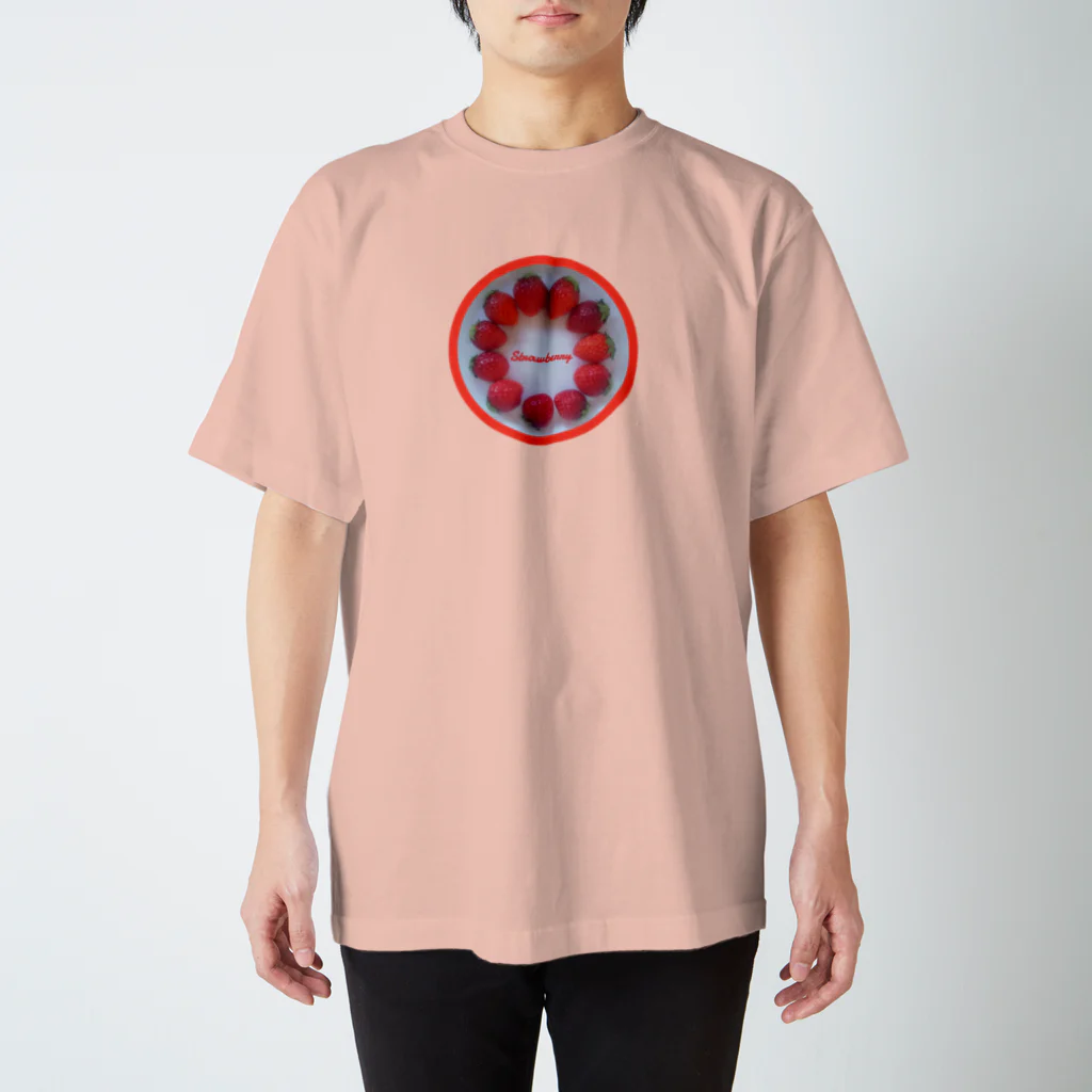 ハルノコのいちごのリース Regular Fit T-Shirt