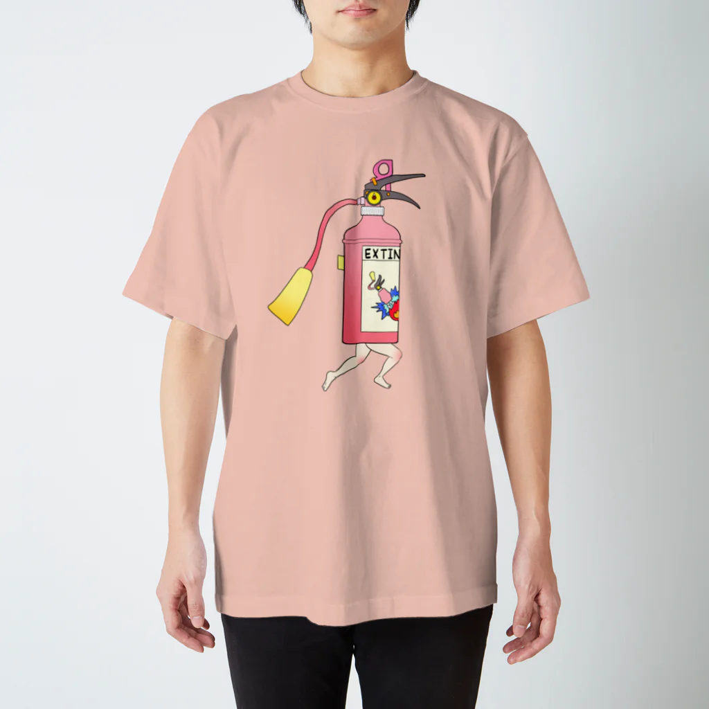 dougaseiseitokoroの足の生えた消火器 Regular Fit T-Shirt