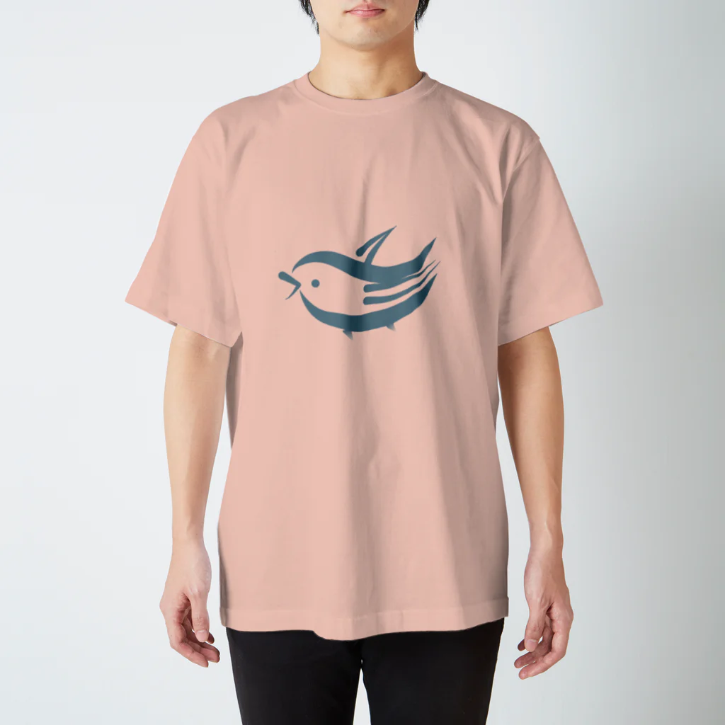 丸福の丸福　平和のとり スタンダードTシャツ