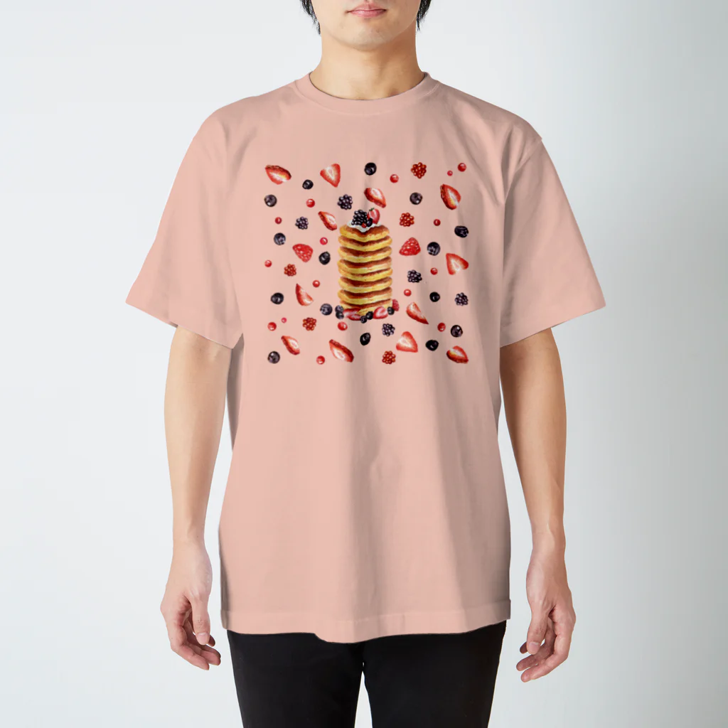 design yanagiのフルーツとパンケーキ スタンダードTシャツ