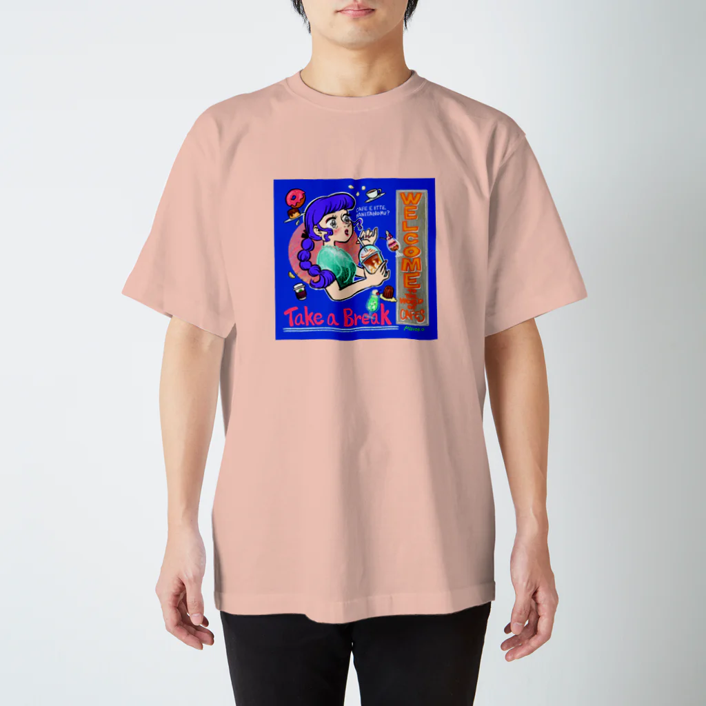 きらきら がーるずのカフェへ行きたい！ スタンダードTシャツ