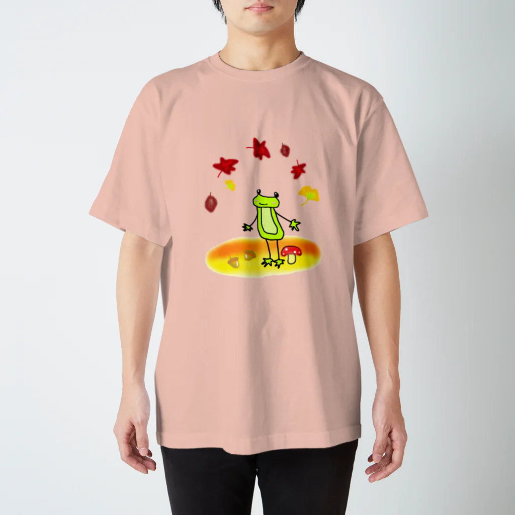 あるてみらのカエルちゃんと秋 Regular Fit T-Shirt