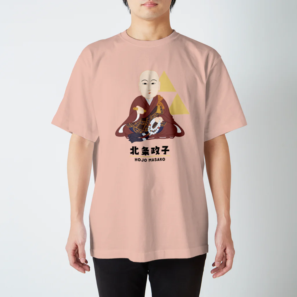 mincruの偉人シリーズ_北条政子 Regular Fit T-Shirt