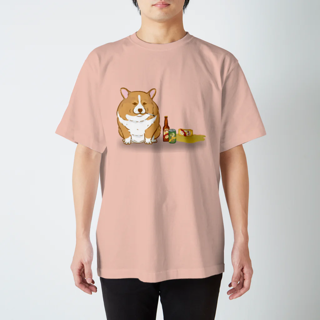 QGKSHOPのやさぐれ・しょんりー スタンダードTシャツ