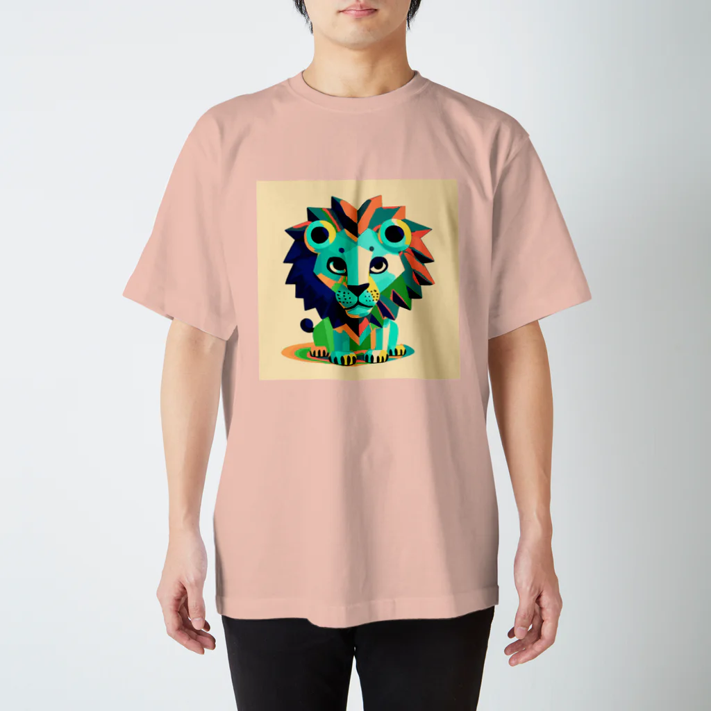 RukaisuaGamesの陽だまりライオン スタンダードTシャツ