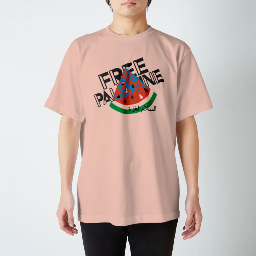 otemochanのFREE PALESTINE Regular Fit T-Shirt