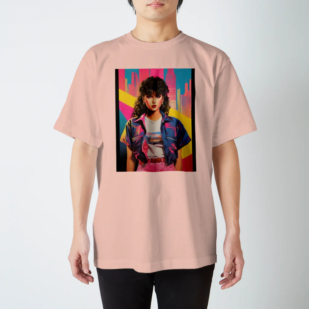 youhouの80's girls　No.2 Regular Fit T-Shirt