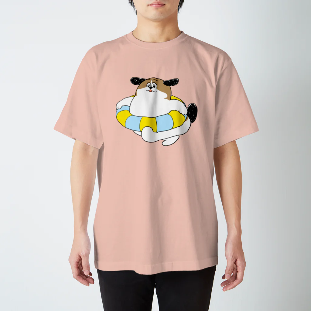 マツバラのもじゃまるうきわ スタンダードTシャツ