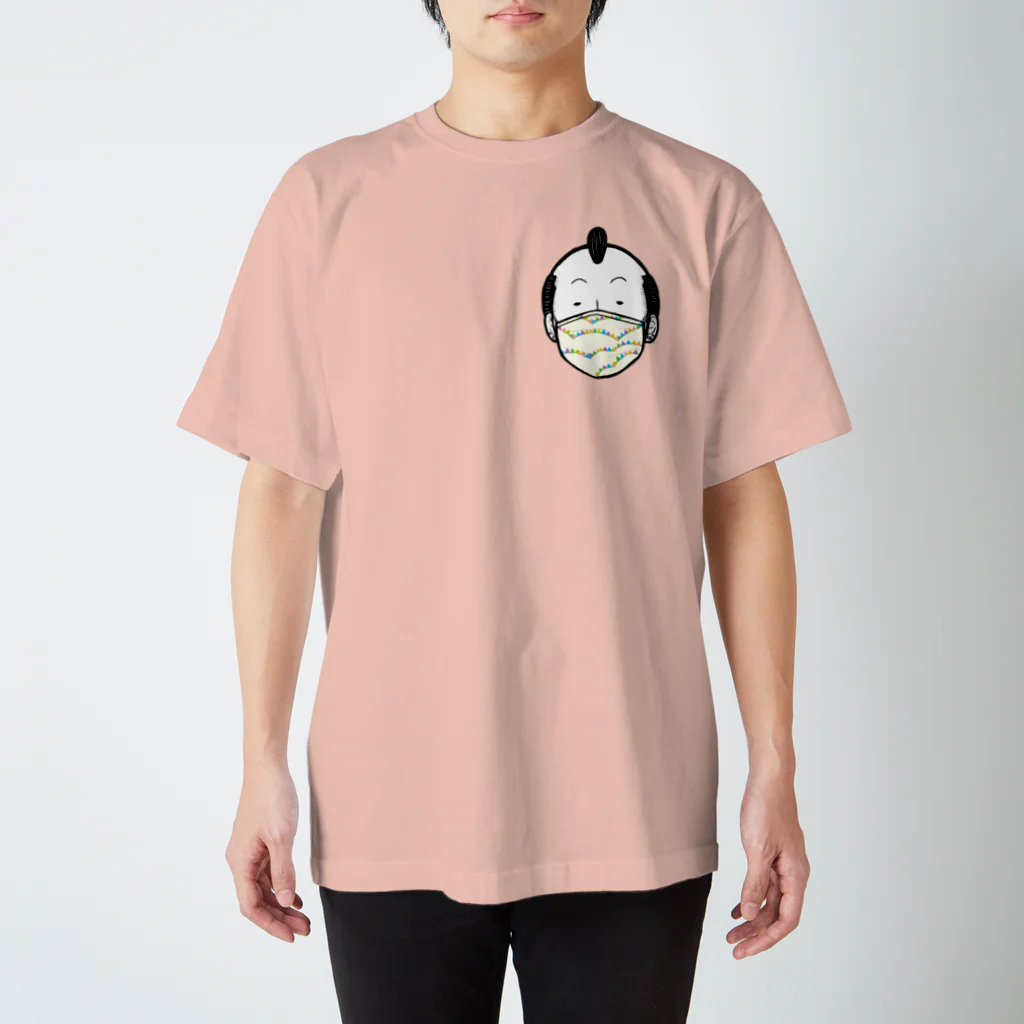 Oedo CollectionのMask Boy／濃色Tシャツ スタンダードTシャツ