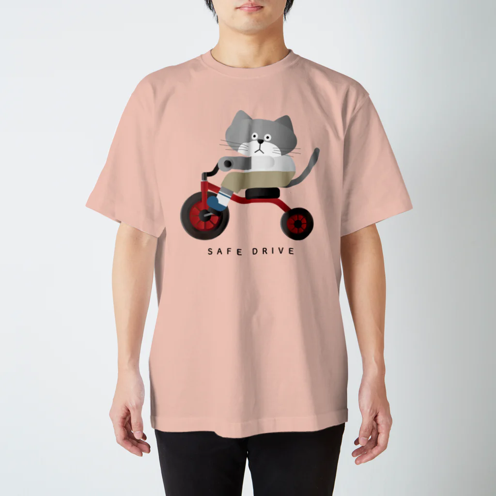 macchaannのSAFE DRIVE CAT スタンダードTシャツ