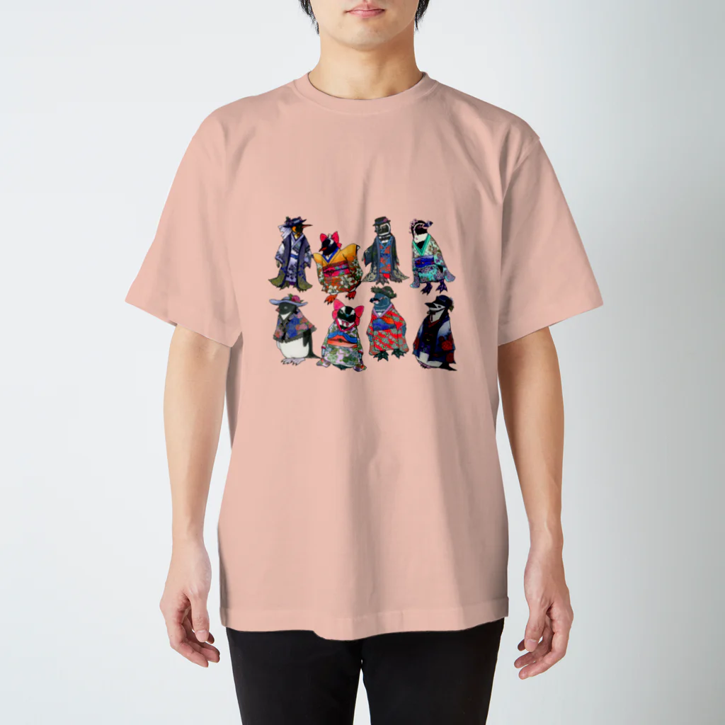 ヤママユ(ヤママユ・ペンギイナ)のKimono Penguins Regular Fit T-Shirt