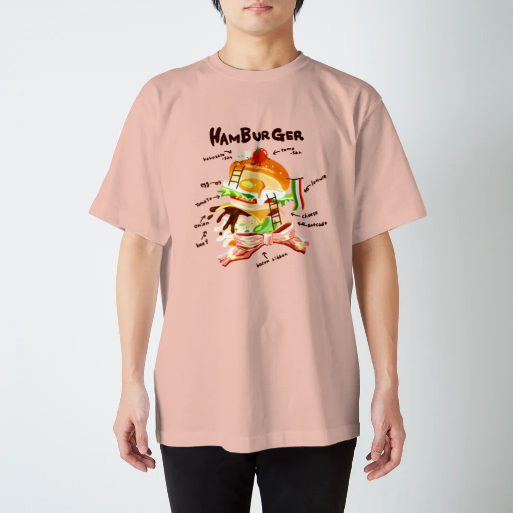 喫茶角砂糖のハンバーーガーーー！！ Regular Fit T-Shirt