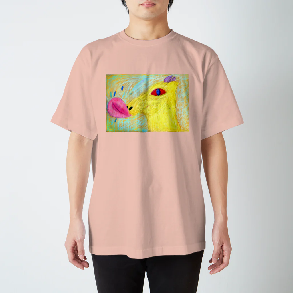 ちょいずれTシャツのべろりん牛さん スタンダードTシャツ