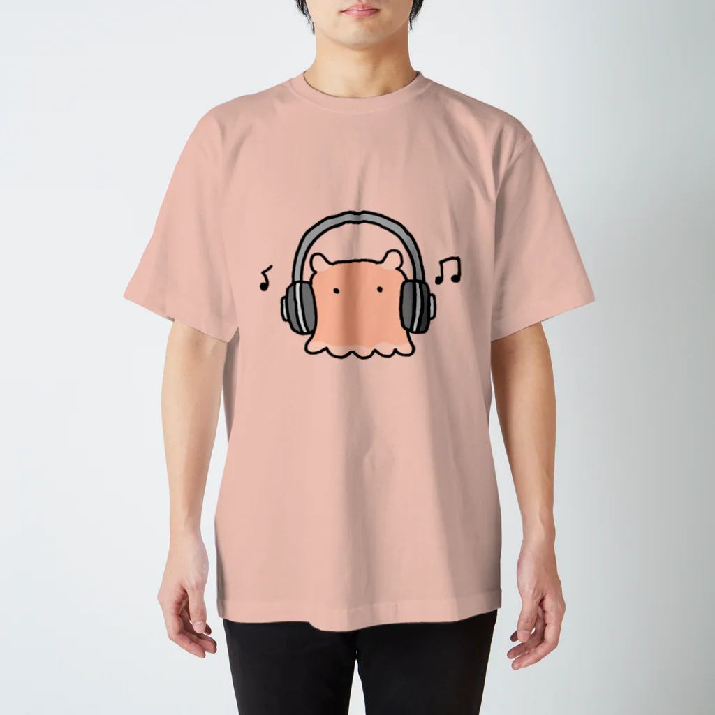 すぎもとゆうまのお店のヘッドホンメンダコ スタンダードTシャツ