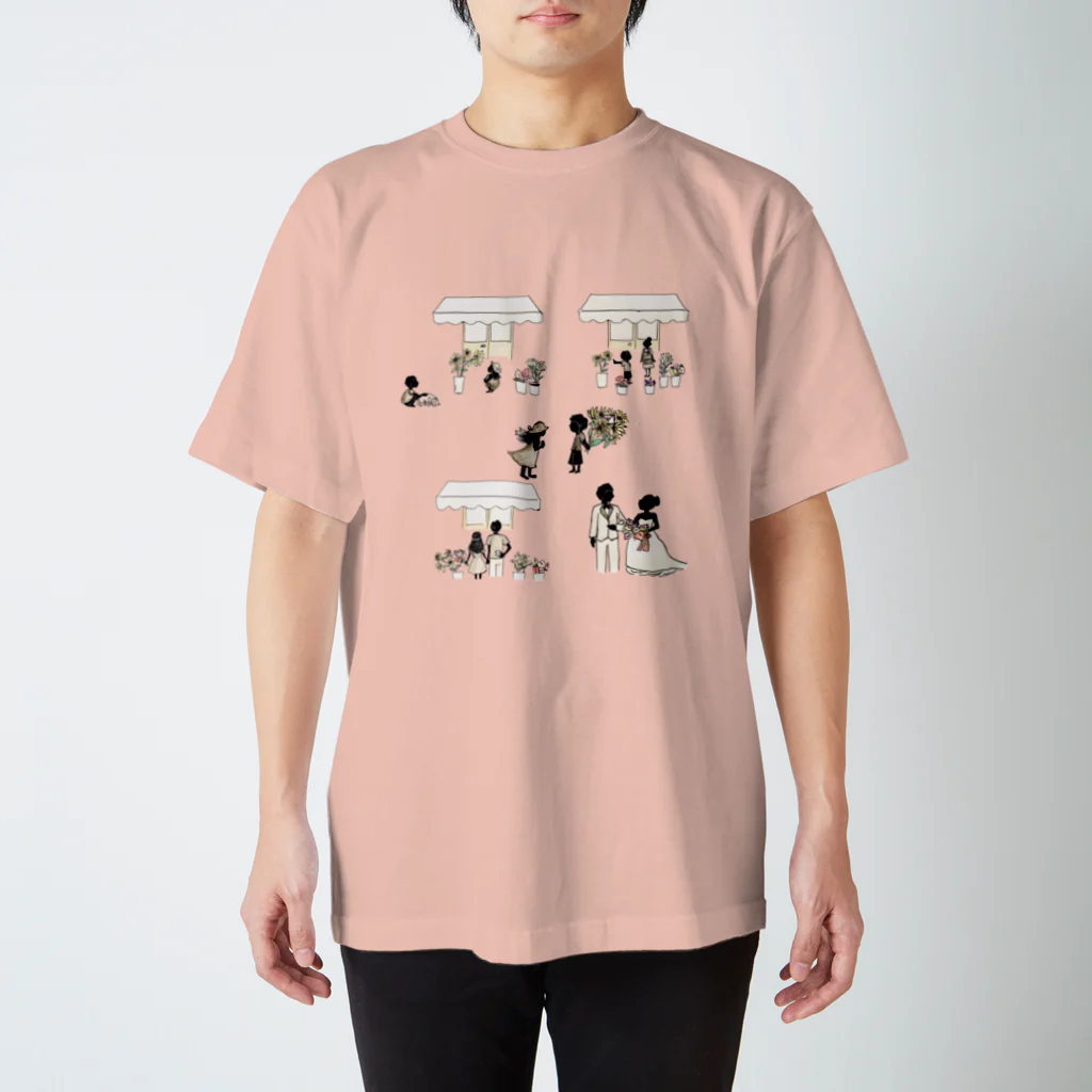 とこみんのお花恋人ストーリー スタンダードTシャツ