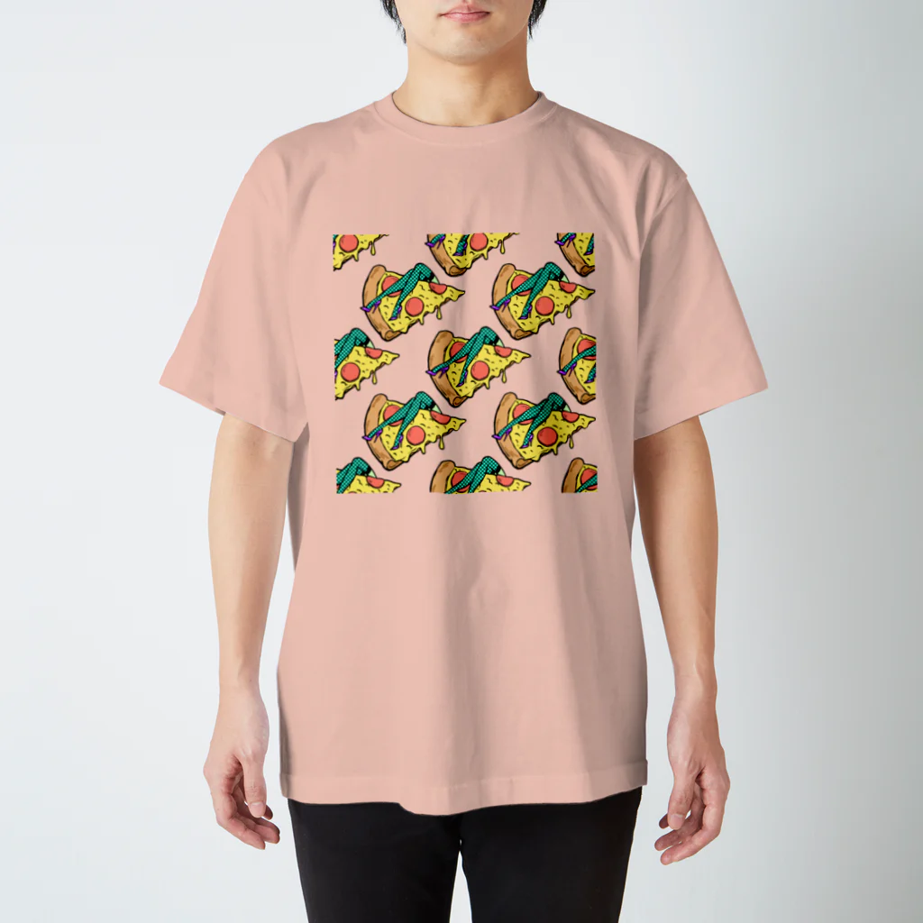 Mieko_Kawasakiの欲望のピザ🍕　GUILTY PLEASURE PIZZA AO TRANSPARENCY Regular Fit T-Shirt