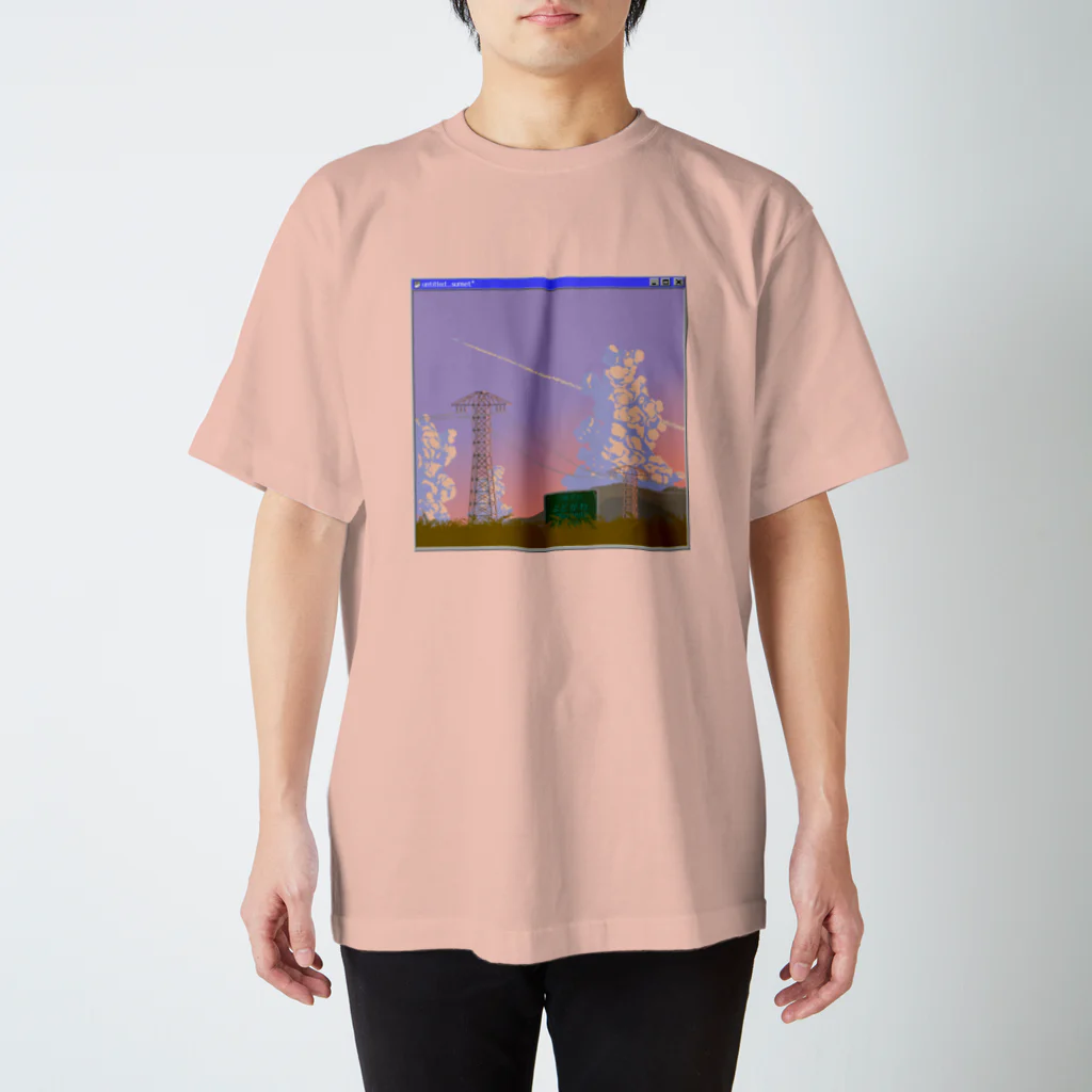 Massafluxの『夏のかいぶつ』ドット絵Tシャツ Regular Fit T-Shirt