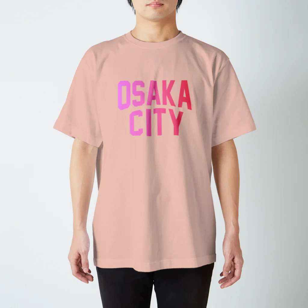 JIMOTO Wear Local Japanの大阪市 OSAKA CITY スタンダードTシャツ