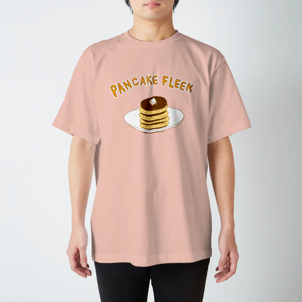 NIKORASU GOのスイーツデザイン「パンケーキフリーク」 スタンダードTシャツ