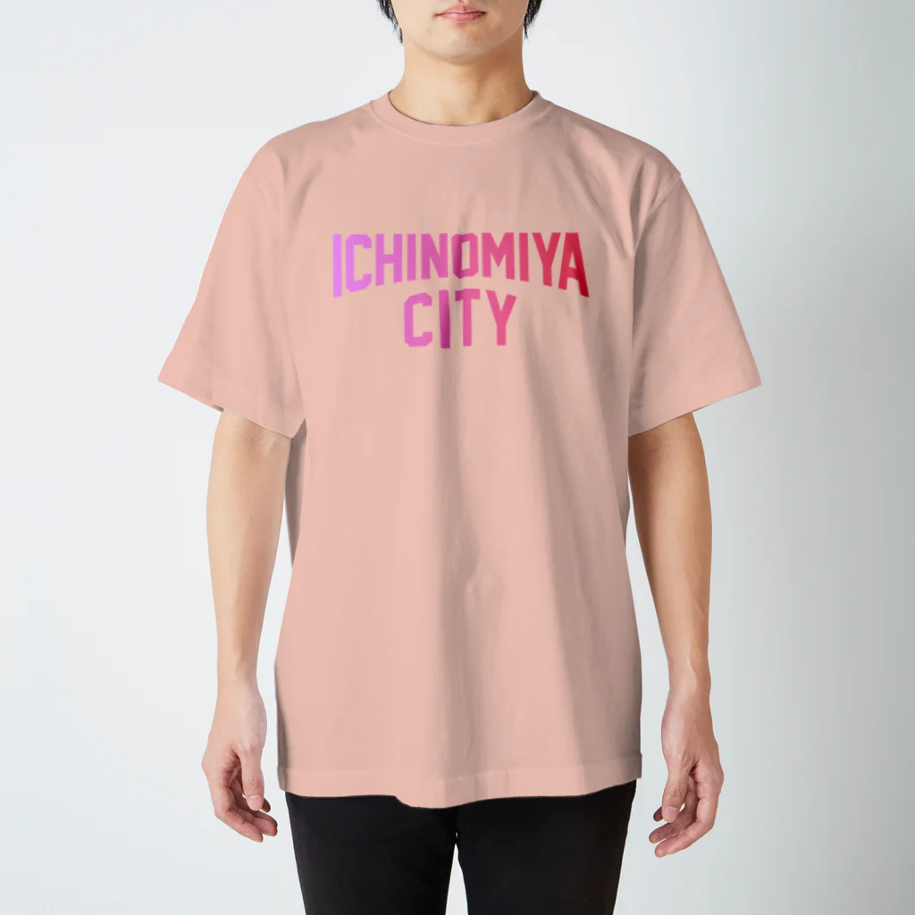 JIMOTO Wear Local Japanの一宮市 ICHINOMIYA CITY スタンダードTシャツ