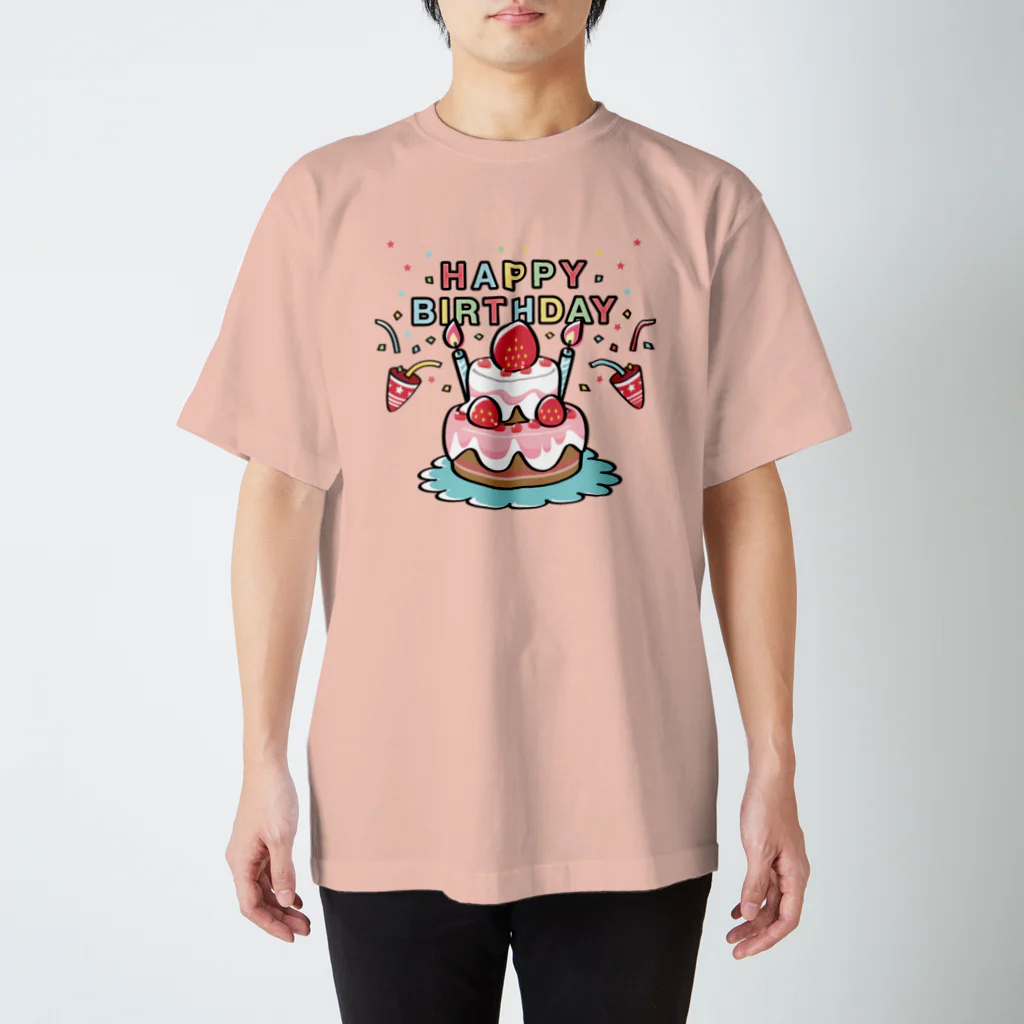 イラスト MONYAAT のCT61HAPPY BRITHDAY  Regular Fit T-Shirt