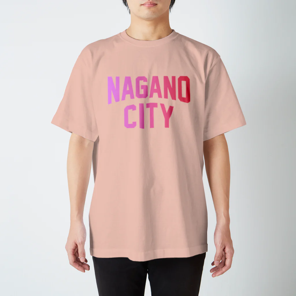 JIMOTO Wear Local Japanの長野市 NAGANO CITY スタンダードTシャツ