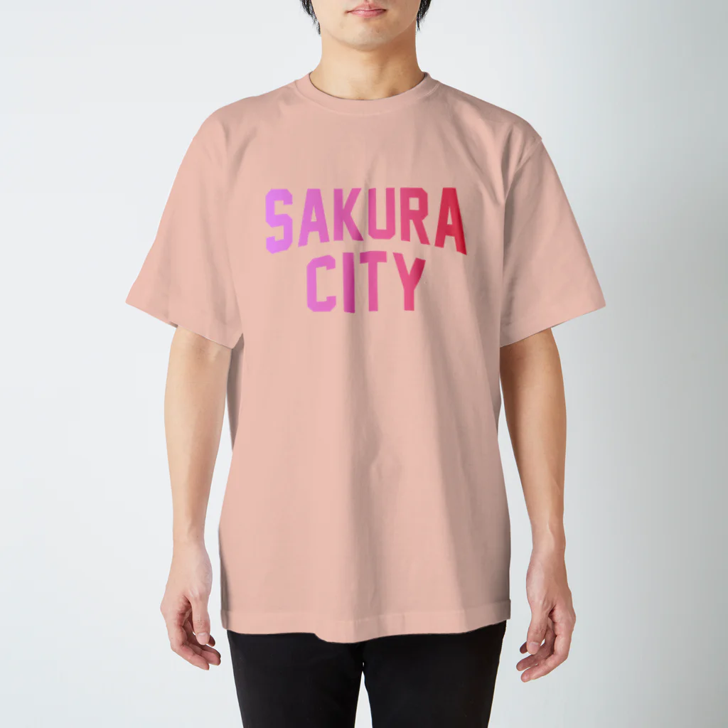 JIMOTO Wear Local Japanの佐倉市 SAKURA CITY スタンダードTシャツ