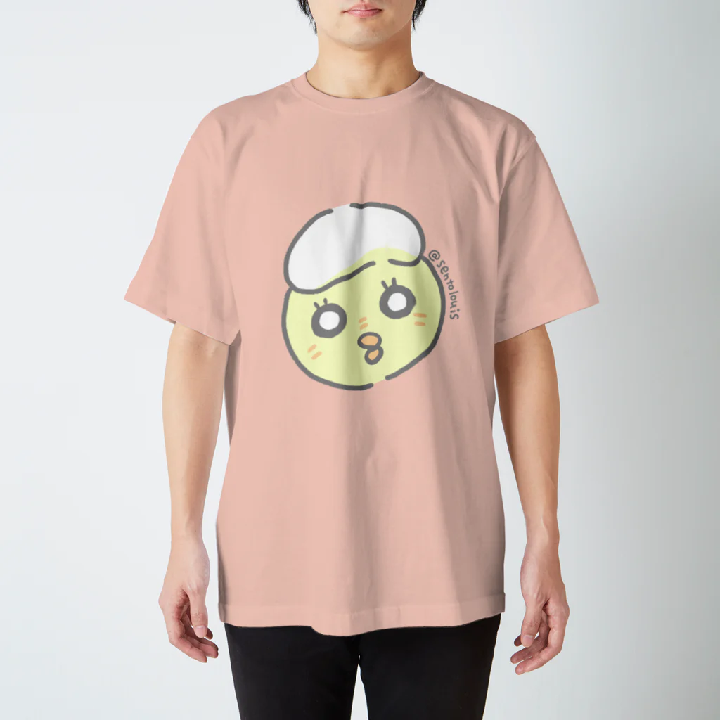 銭湯流水の図工室の銭湯流水のアヒル顔 Regular Fit T-Shirt