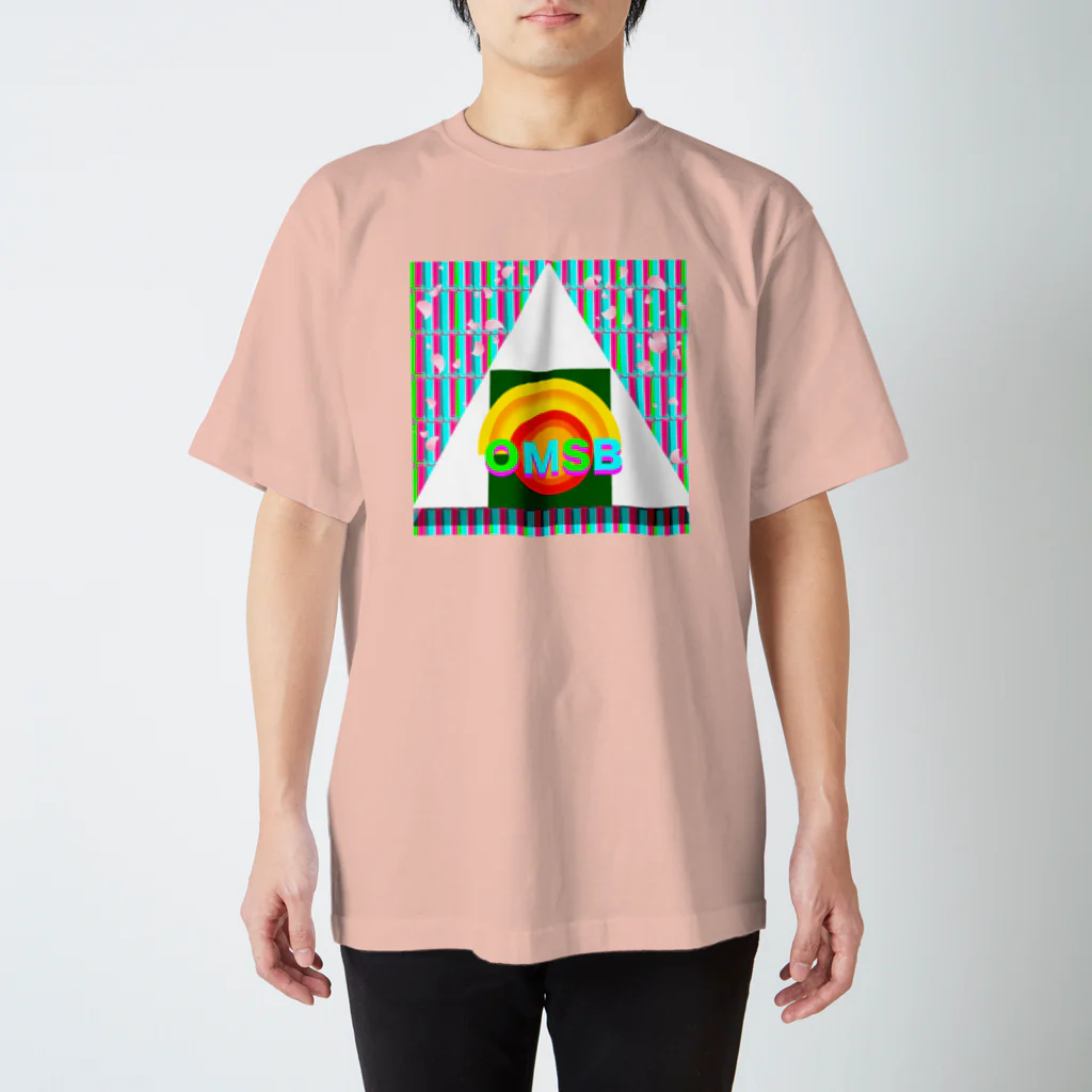 ✨🌈✨ユラクラカン🇯🇵 ✨🌈✨の🍙OMSB🌅🌸🍙桜結び 🌅 スタンダードTシャツ