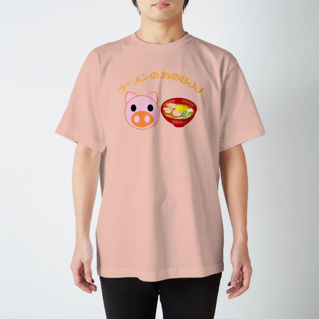 JIU(ジウ)ブラジリアン柔術Tシャツのbuta noodle スタンダードTシャツ