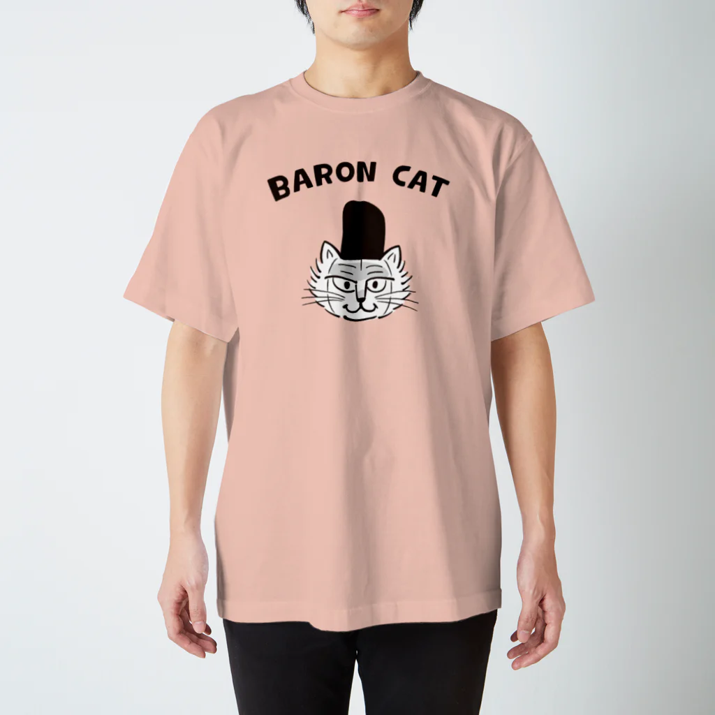 TOPECONHEROESのBARON CAT GIGA スタンダードTシャツ