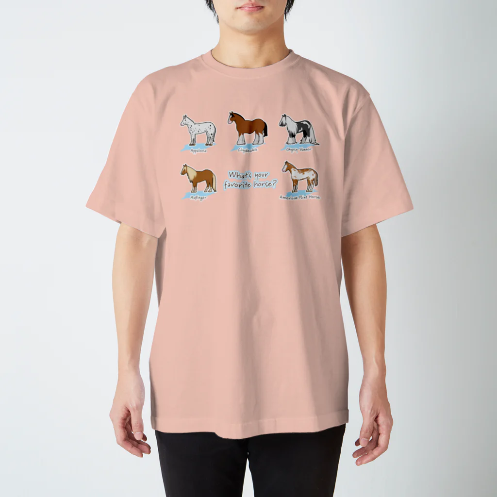 UMANIACの世界の馬たち① Regular Fit T-Shirt