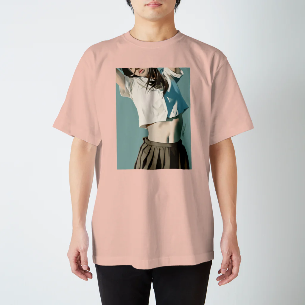 コサカのアトリエの女子高生と夏 Regular Fit T-Shirt