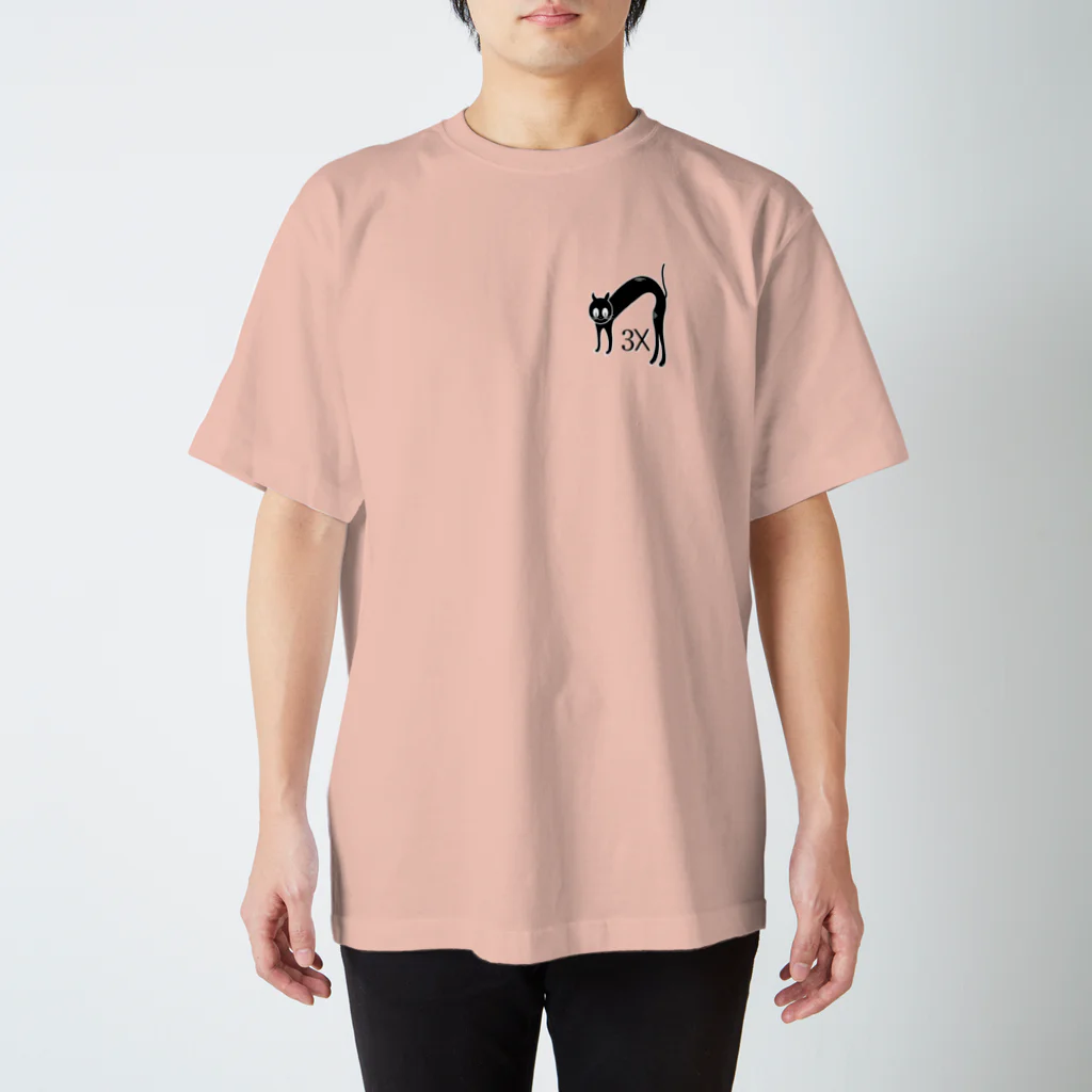 stereovisionの3匹の猫（Cat Times 3x） Regular Fit T-Shirt