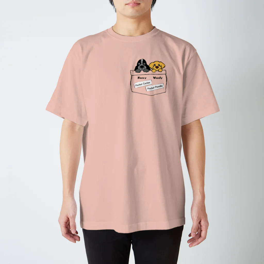 ごまいちのポケ【ナンシィ＆ウッディ】 スタンダードTシャツ