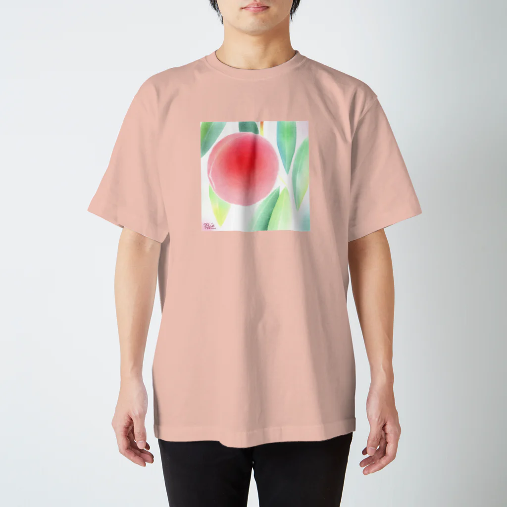 ミズノ リエ　グッズのミズノ リエ 「桃」 スタンダードTシャツ