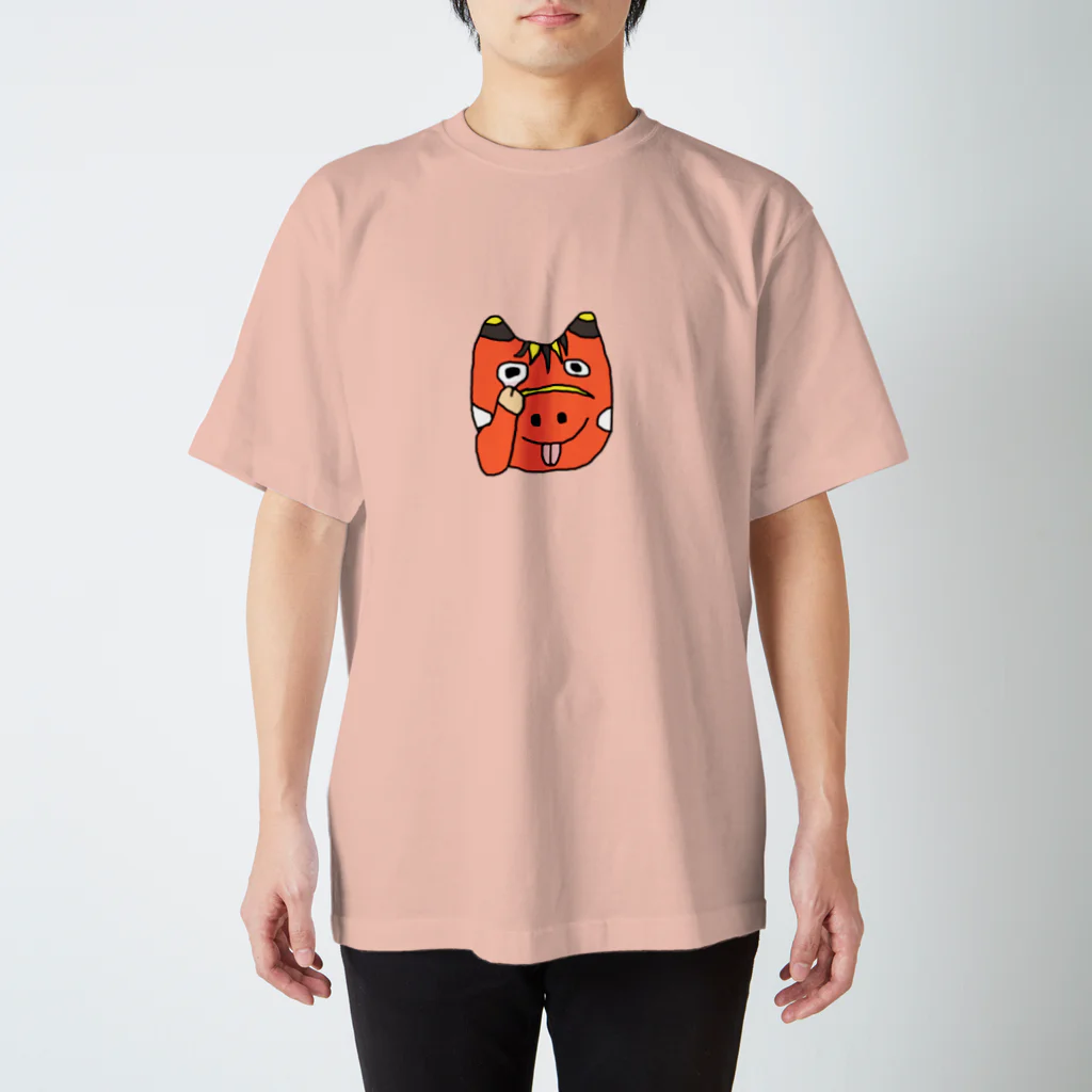 ロジローのあっかんべーこ【赤べこ】 スタンダードTシャツ