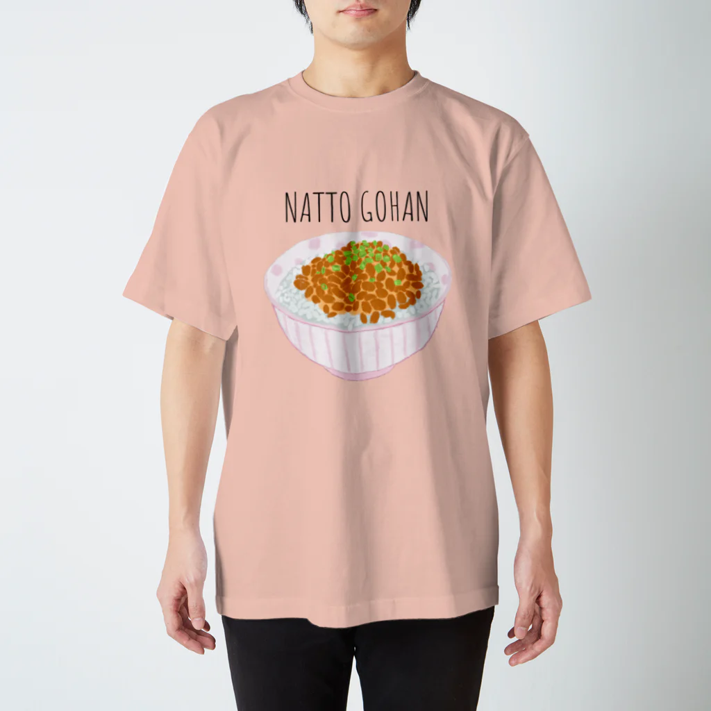 りんご農家の納豆ごはん スタンダードTシャツ