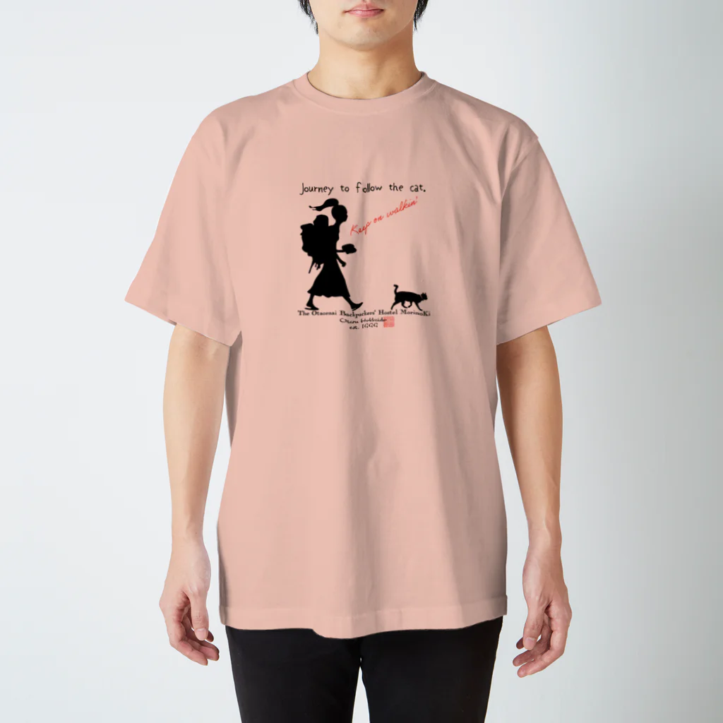 Shop Morinokiの猫についていく旅 スタンダードTシャツ