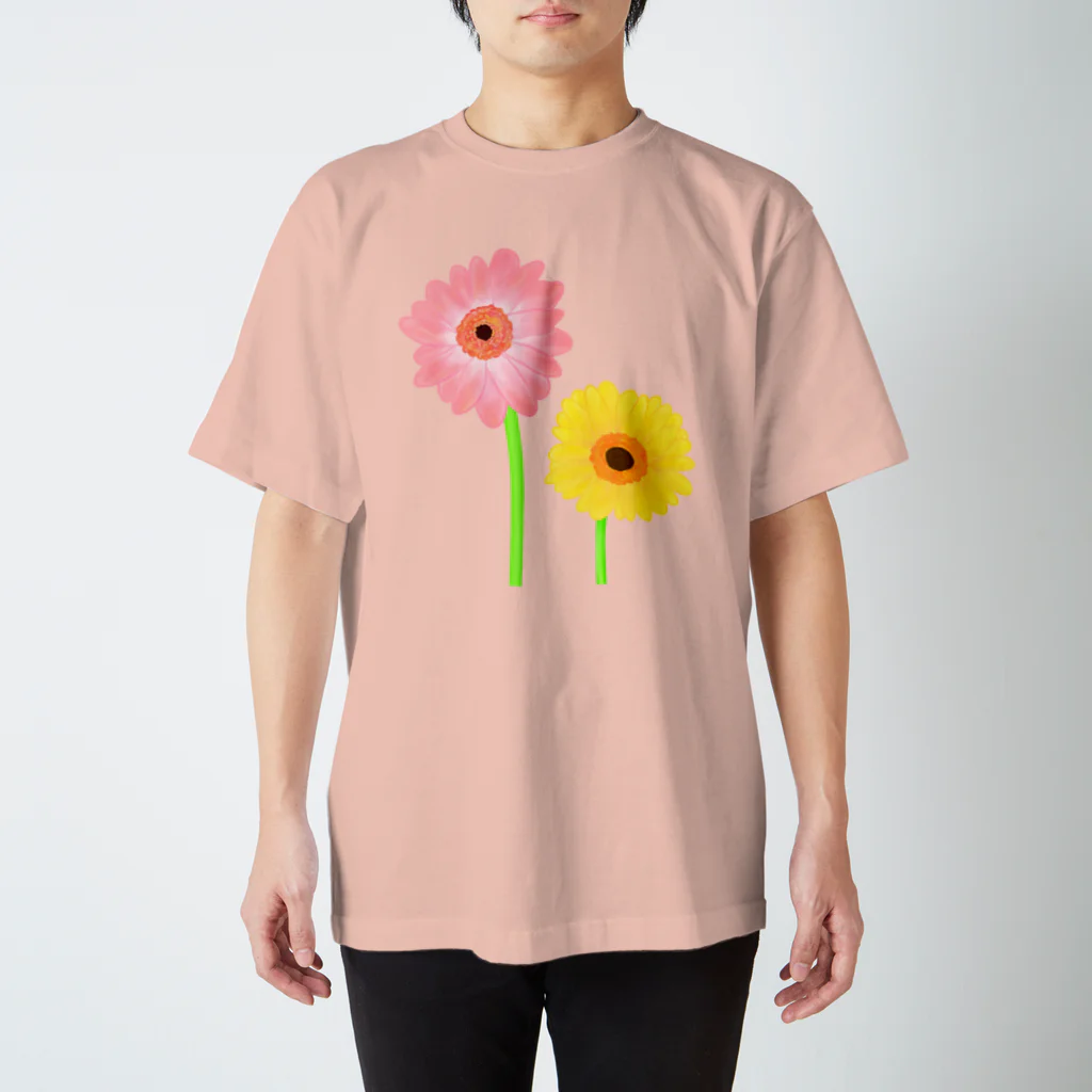 Lily bird（リリーバード）のガーベラ2輪 Regular Fit T-Shirt