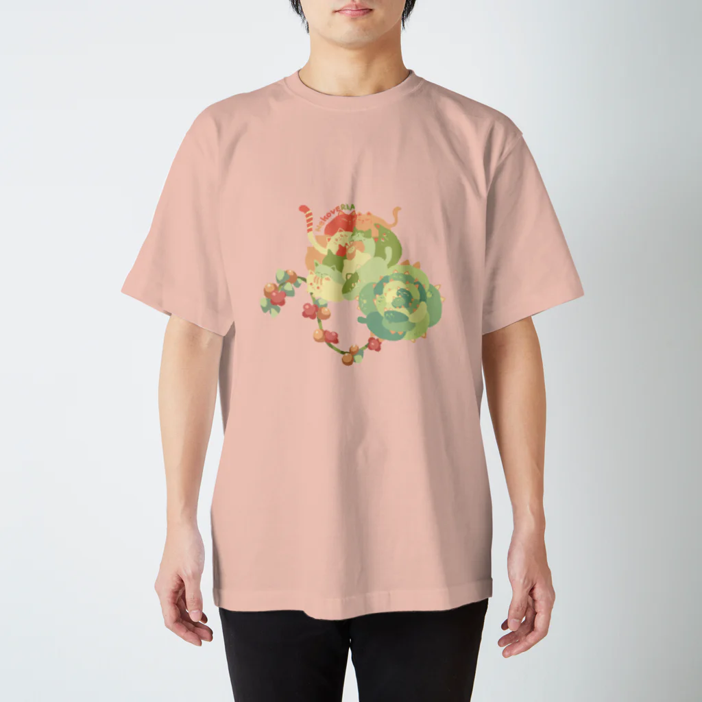 yuma / almabeのネコベリア スタンダードTシャツ