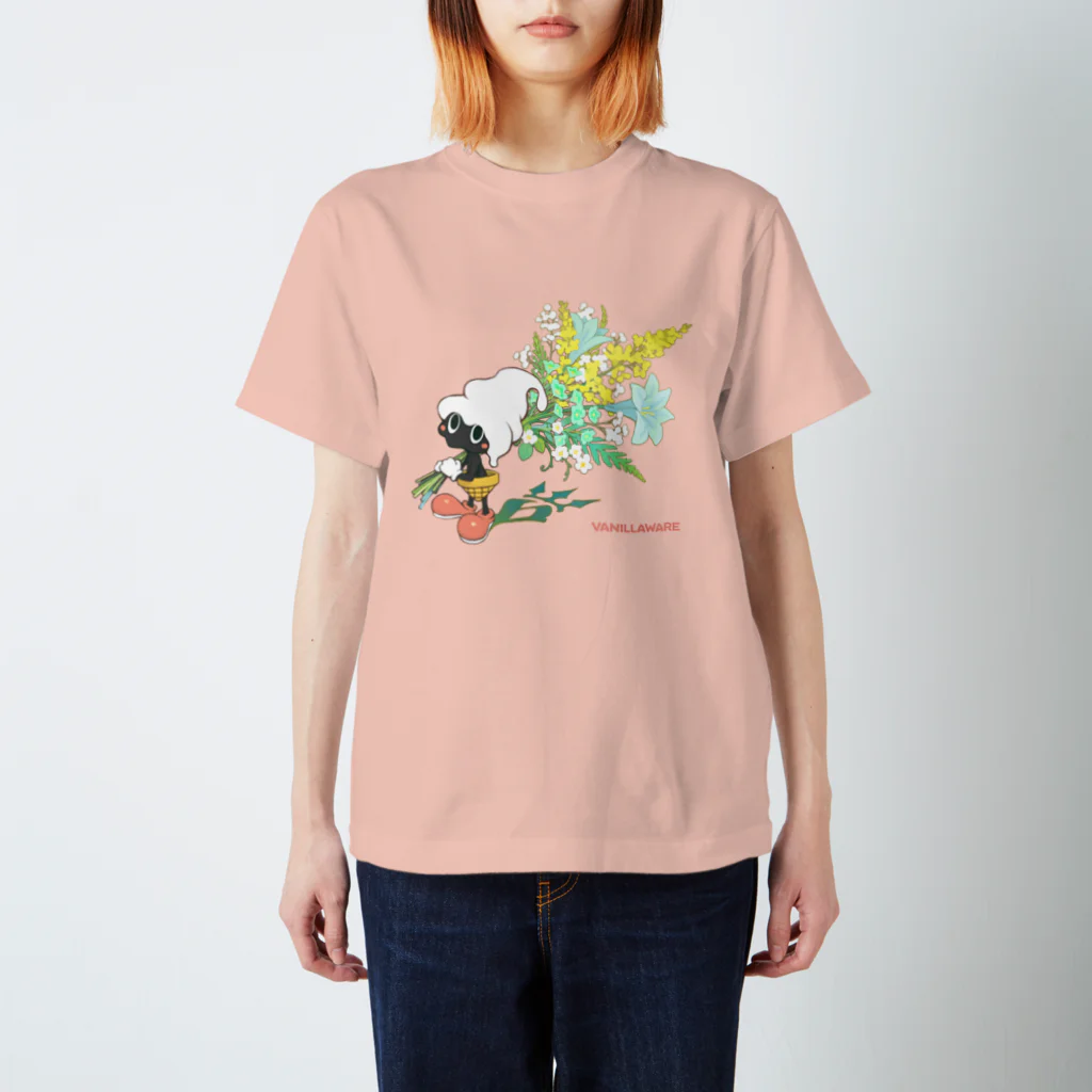 チョコヴァニラ洋装店のヴァニラ坊や「BOUQUET」Tシャツ Regular Fit T-Shirt