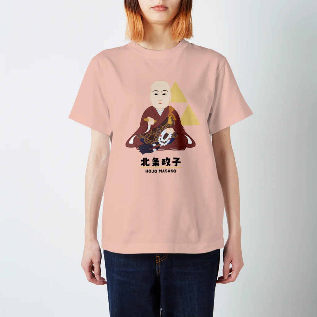 mincruの偉人シリーズ_北条政子 Regular Fit T-Shirt