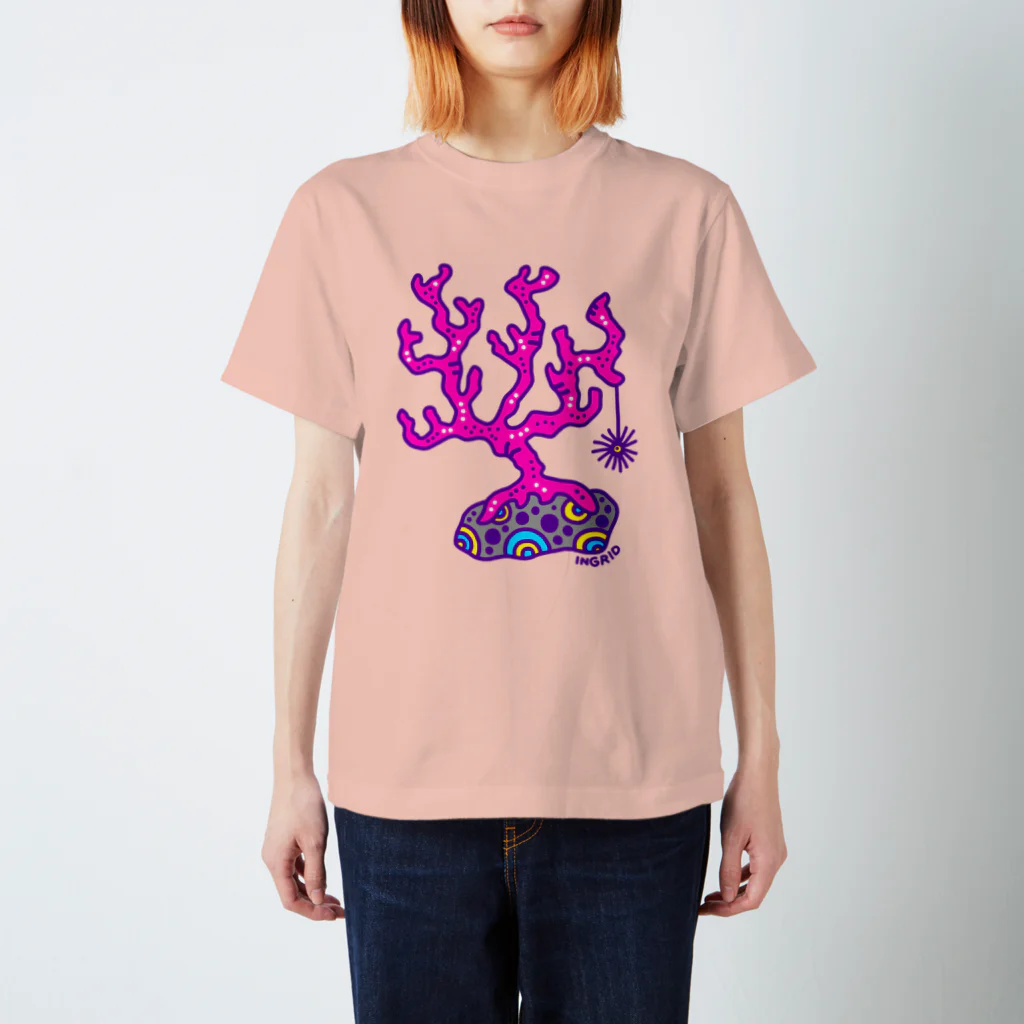 INGRIDのサンゴ（ピンク） スタンダードTシャツ