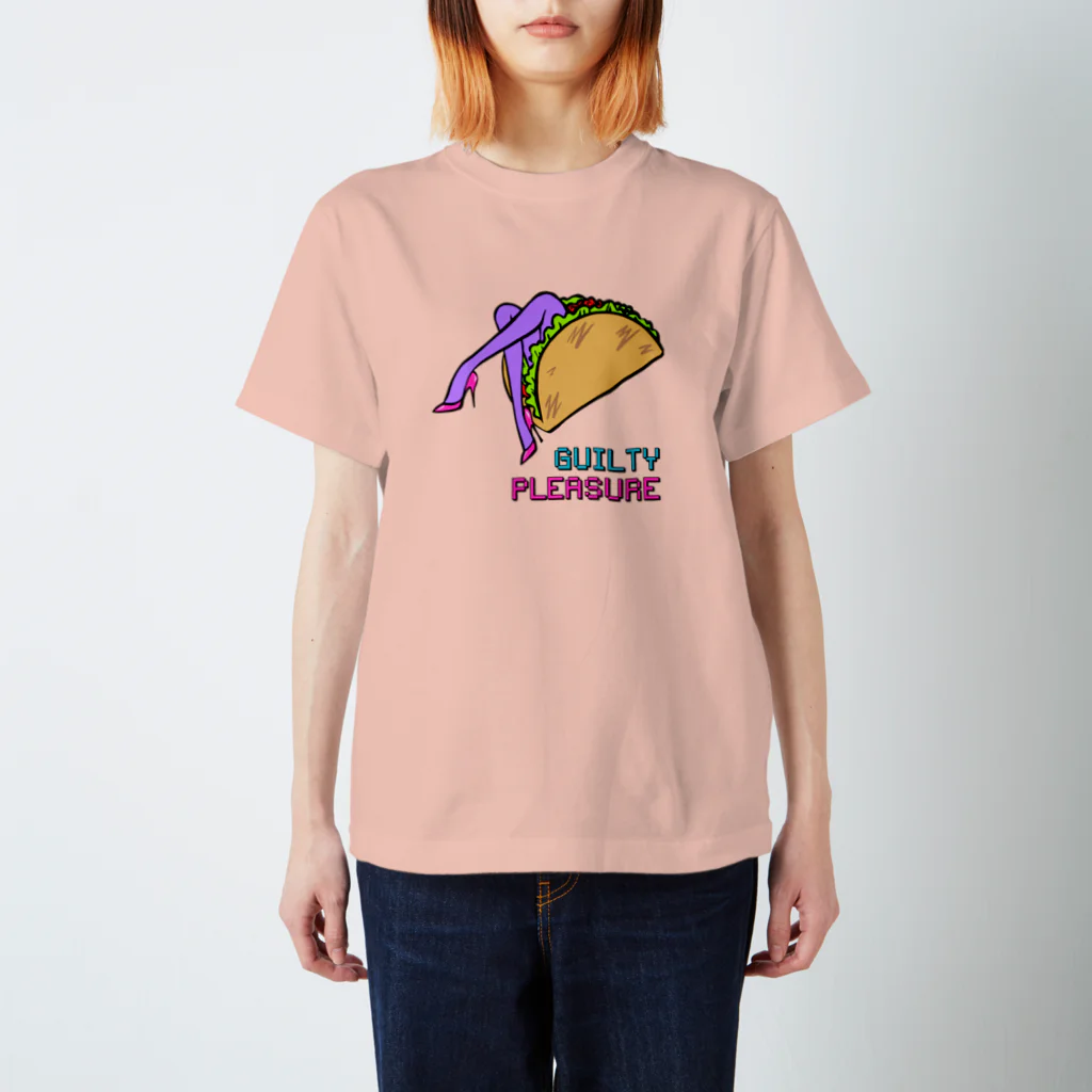 Mieko_Kawasakiのタコス中毒🌮 Regular Fit T-Shirt